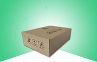 पैकेजिंग कपड़े के लिए ब्राउन क्राफ्ट आसान बायोडिग्रेडेबल कस्टम मुद्रित नालीदार बक्से