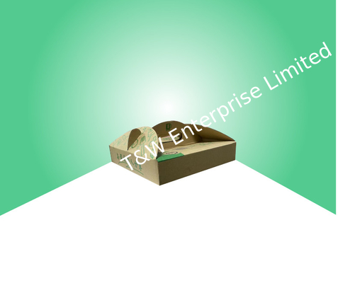 खरीदें कस्टम पिज्जा पेपर पैकेजिंग बॉक्स हैंडल के साथ खाद्य ग्रेड सामग्री online manufacture
