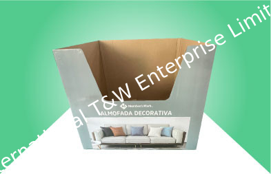 खरीदें रिटेल सैम्स कल्ब बिग कुशन बिन के लिए पूर्ण पैलेट आकार के कार्डबोर्ड डंप डिब्बे online manufacture