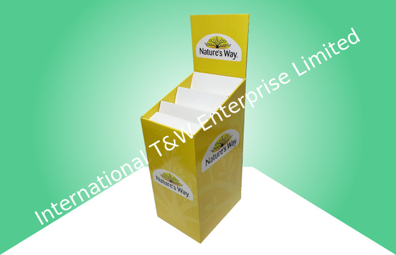 खरीदें औषधि बेचने के लिए भारी ड्यूटी लंबे समय तक चलने वाली चमकती खुदरा कार्डबोर्ड डंप डिब्बे online manufacture