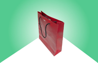 हैंडल के साथ मजबूत तल कागज शॉपिंग बैग अनुकूलित लोगो