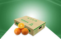100% पर्यावरण के अनुकूल नालीदार दफ़्ती बॉक्स पेपर शिपिंग बॉक्स फलों के पैकिंग के लिए