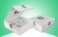 प्रसाधन सामग्री बेचने के लिए ग्रे बोर्ड पेपर पैकेजिंग बॉक्स / हार्ड गिफ्ट बॉक्स ईवीए इंसर्टर