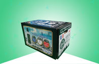 टिकाऊ कस्टम मुद्रित नालीदार बक्से, शराब कागज बॉक्स चमकदार फाड़ना के साथ