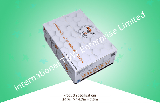 खरीदें 350gsm CCNB CMYK 3 डी प्रिंटर के लिए डबल वॉल कोरगेटेड बॉक्स online manufacture
