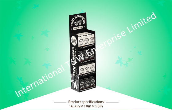 खरीदें ग्लॉसी लैमिनेशन के साथ हैवी ड्यूटी फोर शेलफ ड्रिंक पीओएस कार्डबोर्ड डिस्प्ले online manufacture