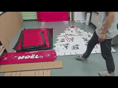 खुदरा दुकानों के लिए कस्टम क्रिसमस ट्री पैलेट डिस्प्ले