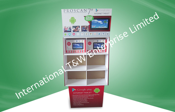 अच्छी कीमत 6 Cell portable display stands , cardboard display shelves Promote Ipad / Electronic Products ऑनलाइन