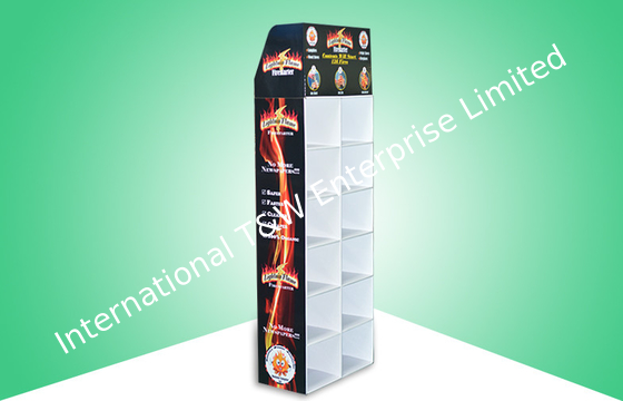 अच्छी कीमत 12 Cell Corrugated Cardboard Display Stands For Firestarter , Cardboard Floor Displays ऑनलाइन