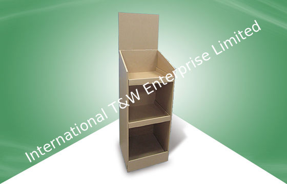 अच्छी कीमत तीन शेल्फ पॉप कार्डबोर्ड डिस्प्ले सीडी एंड बुक्स के लिए खड़ा है, 100% पर्यावरण-अनुकूल ऑनलाइन