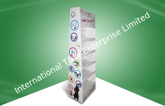 अच्छी कीमत Five Shelf Cardboard Display Stands Cardboard Floor Display for Electronic Products ऑनलाइन