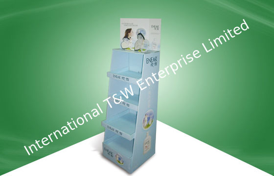 अच्छी कीमत Point of Purchase Cardboard Floor Display Stand for Skincare Products ऑनलाइन