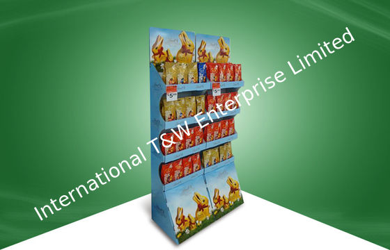 अच्छी कीमत Advertising Stack Up Pop Cardboard Display , Custom Cardboard Floor Displays For Chocolate ऑनलाइन