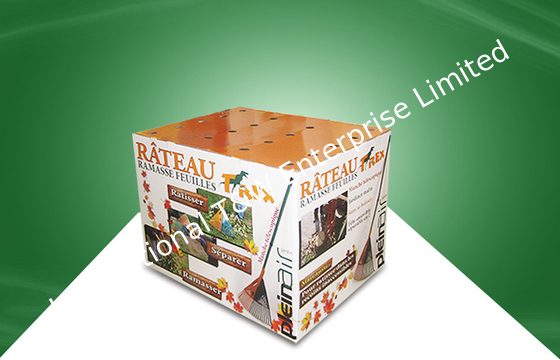 अच्छी कीमत Full Color Flexo Pring Cardboard Dump Bins Cardboard Display Units for Market ऑनलाइन
