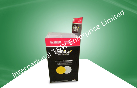 अच्छी कीमत Black Recyclable Cardboard Dump Bins Glossy / Matt PP Lamination For Retail Store ऑनलाइन