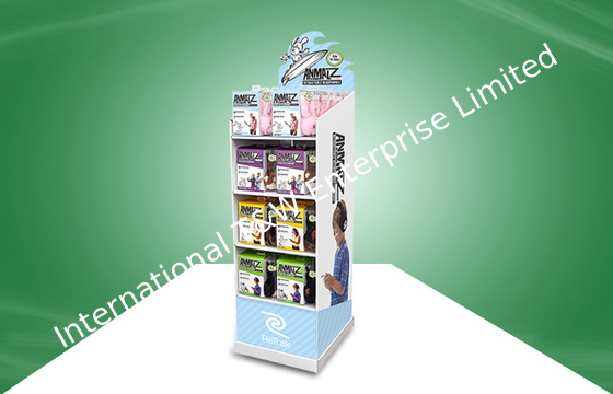 अच्छी कीमत Beautiful Four-shelf POS Cardboard Displays Glossy Lamination for Electronic Products ऑनलाइन