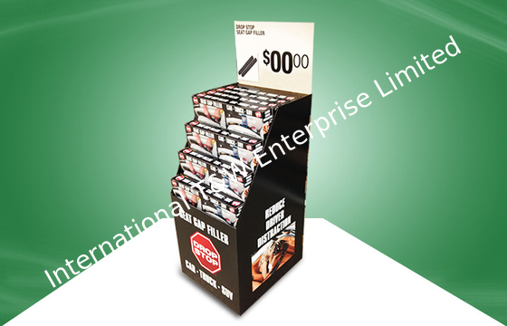 अच्छी कीमत Seat Gap Filler Black Corrugated Cardboard Bins 4 Colors Offset Printing For Retail Store ऑनलाइन