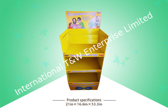 अच्छी कीमत आंखों को लुभाने वाला कस्टम पीओपी कार्डबोर्ड आसान असेंबली फ्री स्टैंडिंग प्रदर्शित करता है ऑनलाइन