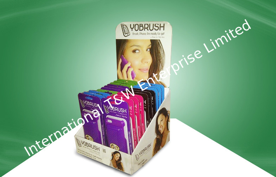 अच्छी कीमत Custom Mobile Case Cardboard Countertop Display With 4 Colors Environmental Offset Printing ऑनलाइन