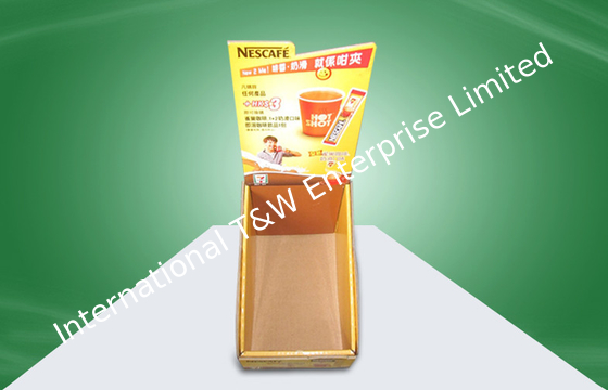 अच्छी कीमत Nestcafe  Promotional Cardboard Countertop Display 4 Colors Offset Printing ऑनलाइन