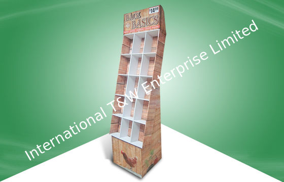 अच्छी कीमत OEM / ODM 15 Cells Book POP Cardboard Display Cardboard With Heavy - duty & Easy - assembly Design ऑनलाइन